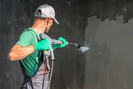 Pressure Washing Building in Highlands Ranch